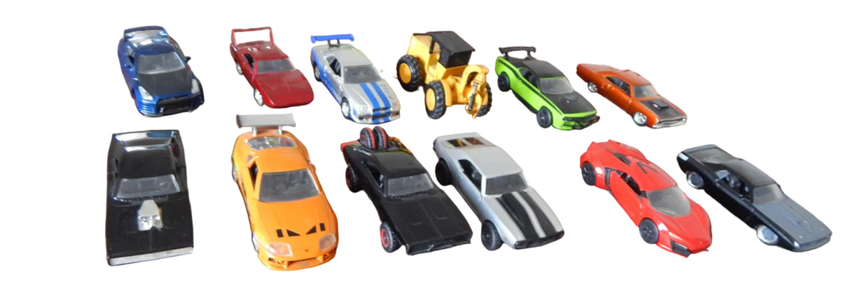 Lote de 12 Carros a Escala Coleccionables