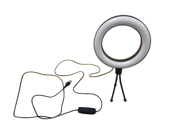 Aro de Luz LED con Trípode Flexible