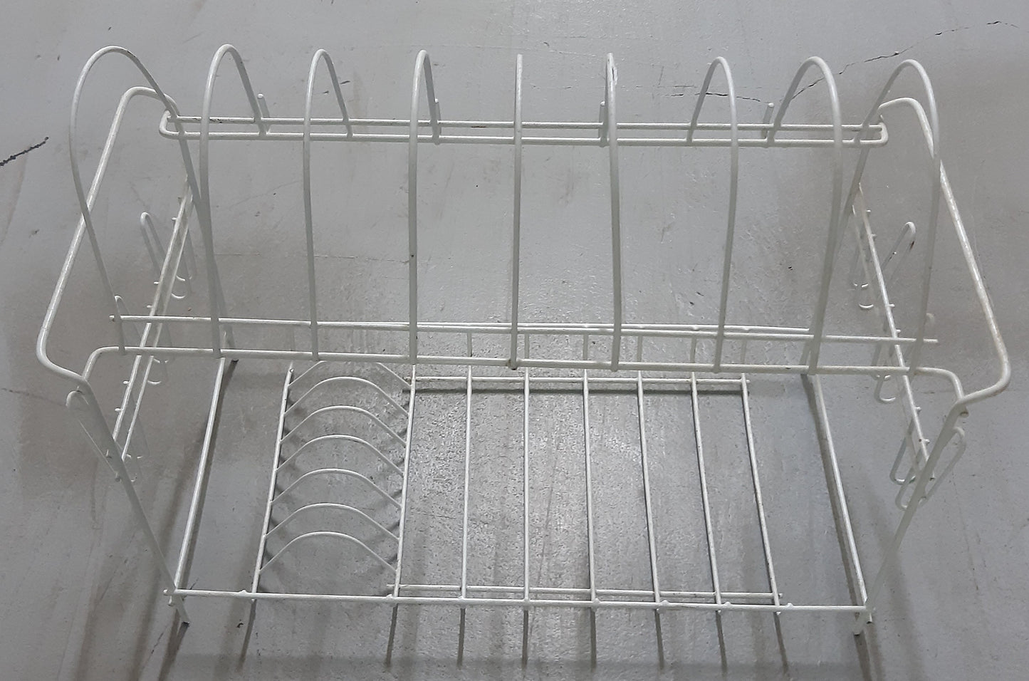 Escurridor de Platos de Dos Niveles en Alambre