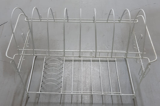 Escurridor de Platos de Dos Niveles en Alambre