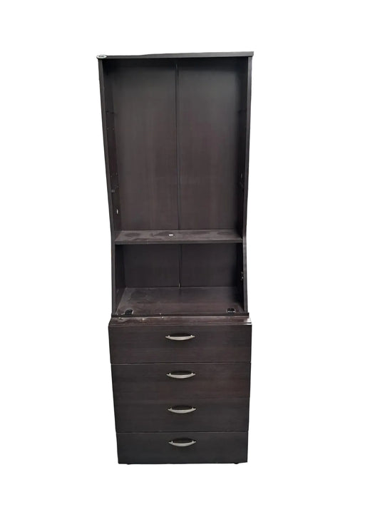 Mueble Organizador Multifuncional / Biblioteca con Cajonera – Marca INVAL