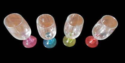 Conjunto de Cristalería: Copas para Bar - Licoreras con Base de Burbuja.