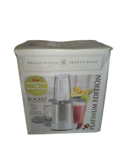 LICUADORA PERSONAL BELLA CUCINA ROCKET BLENDING SET – PLATINUM EDITION