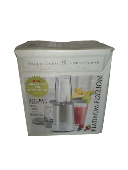 LICUADORA PERSONAL BELLA CUCINA ROCKET BLENDING SET – PLATINUM EDITION