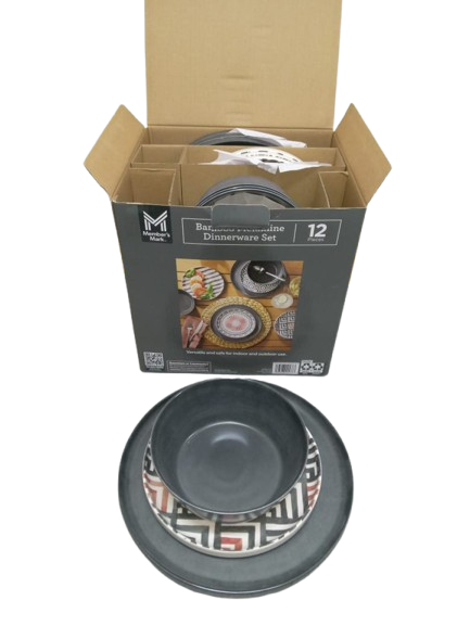 Vajilla De Melamina Y Bambu