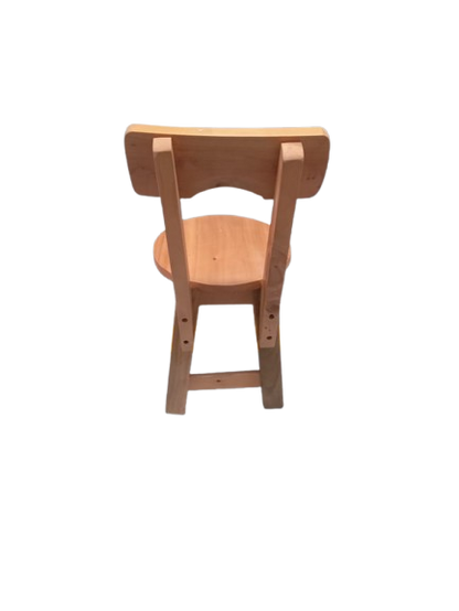 Silla infantil en madera natural