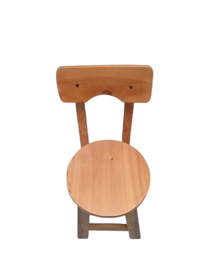 Silla infantil en madera natural