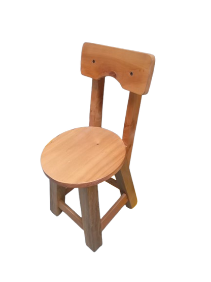 Silla infantil en madera natural