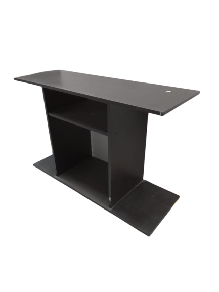 Mesa auxiliar en madera aglomerada color wengué