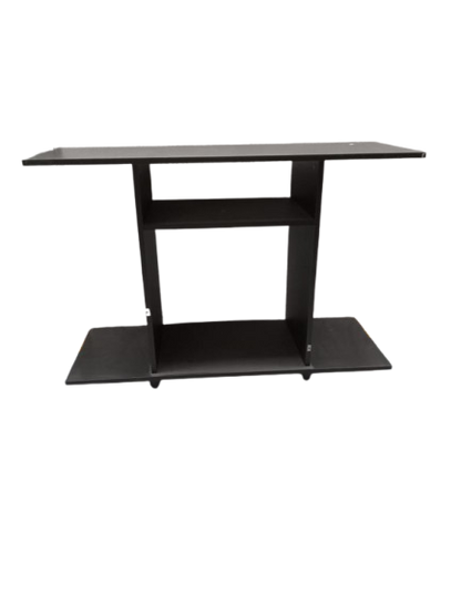 Mesa auxiliar en madera aglomerada color wengué