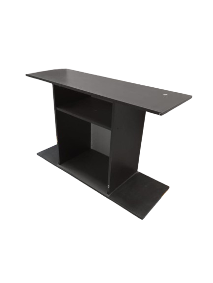 Mesa auxiliar en madera aglomerada color wengué