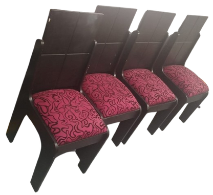 Juego de 4 Sillas de Comedor – Diseño Contemporáneo