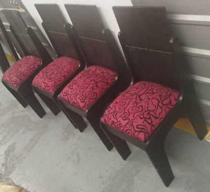 Juego de 4 Sillas de Comedor – Diseño Contemporáneo