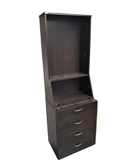 Mueble Organizador Multifuncional / Biblioteca con Cajonera – Marca INVAL