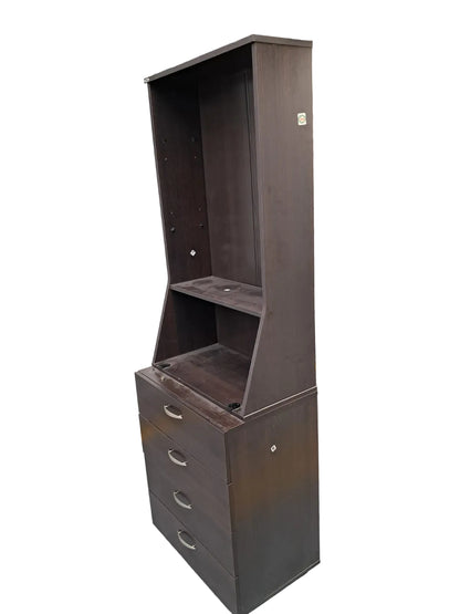 Mueble Organizador Multifuncional / Biblioteca con Cajonera – Marca INVAL